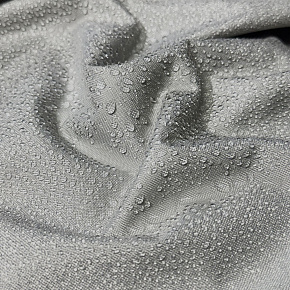 Vodoodpudivá látka Oxford s PU zátěrem, 200 g/m², šíře 160 cm, světle šedá