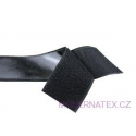Pásek na suchý zip s lepidlem černý 100 mm