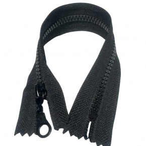 Zip kostkový 5 mm 25 cm Nedělitelný černý