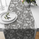 Children's cotton fabric by the meter Oriental on Grey