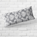 Cotton duvet cover with zipper, color Gray, 140x200 cm
