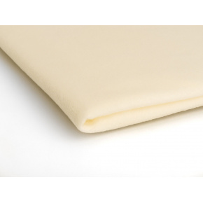 Polar fleece látka 200 g/m², šířka 150 cm, ecru, metráž