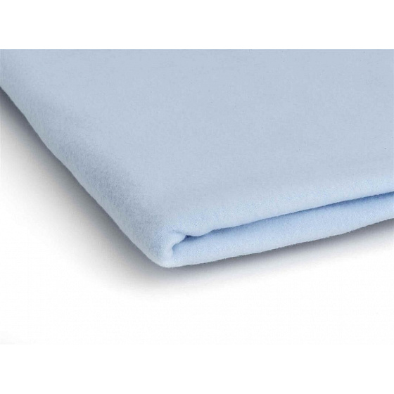 Látka Microfleece barva modrá  1,55 m x 0,3 m