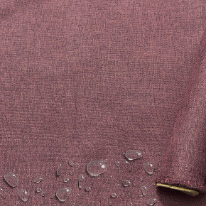 Vodoodpudivá látka Imitace lnu, 220 g/m², šíře 160 cm, švěstka