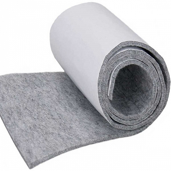 Samolepicí technický filc 4,5 mm barva Šedá 700 gr
