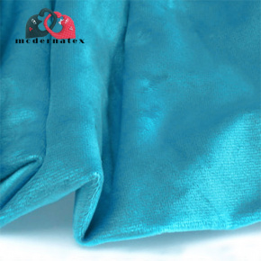 Látka minky jednobarevné, 220 g/m², šíře 160 cm, tyrkys