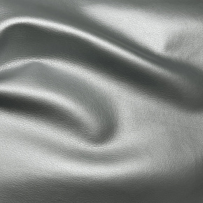 Eco-leather SOFT by the meter, 380 g/m², width 145 cm, silver, glazed
