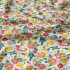Cotton fabrics, by the meter. Birds of Paradise on White