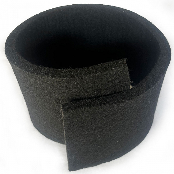 Technický filc 20 mm barva Černá, šířka 100 cm