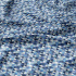 Cotton fabric 100% cotton, 125 g/m², width 160 cm, blue triangles 2 cm