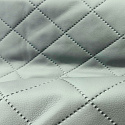Le cuir écologique POINTU 5X5 cm couleur gris clair