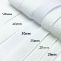 Pásek na suchý zip s lepidlem bílý 50 mm