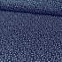 Cotton fabric 100% cotton, 125 g/m², width 160 cm, mini flowers on blue