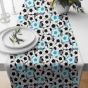 Cotton fabric 100% cotton, 125 g/m², width 160 cm, football blue
