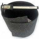 Technical felt 4 mm color Dk. Gray, width 100 cm