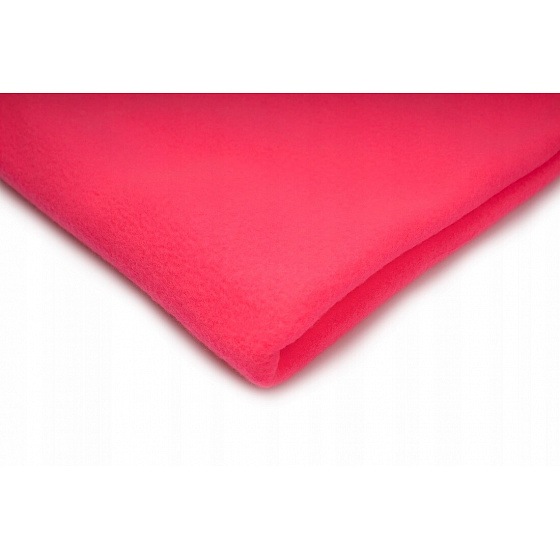 Látka Microfleece barva malina  1,55 m x 0,33 m