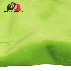 Látka minky jednobarevné, 220 g/m², šíře 160 cm, seledin