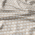 Cotton fabrics, by the meter. White Elephants on Beige