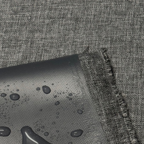 Nepromokavá látka Kodura PVC zátěr 600D, 430 g/m², šíře 150 cm, denim grafitový