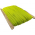 Round colored elastic, 3 mm, 50 m, color neon green