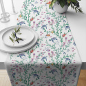 Children's cotton fabric by the meter Water World on White