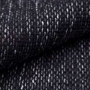 Upholstery fabric NEVADA 10 color BLACK AND WHITE 1.4 m x 0.3 m