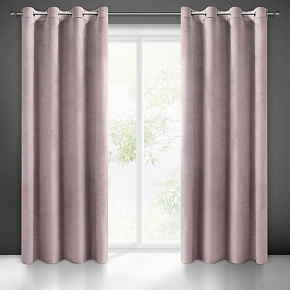 Decorative velvet curtain with eyelets PUDR 140x250 cm