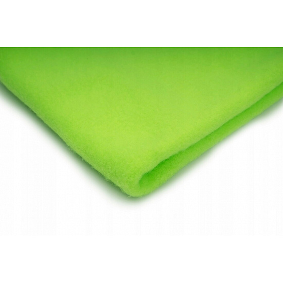Látka Microfleece barva zelená  1,55 m x 0,33 m