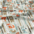 Cotton fabrics, by the meter. Animals on Beige