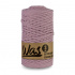 Cotton cord 3mm, 100m, OLD PINK