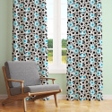 Cotton fabric 100% cotton, 125 g/m², width 160 cm, football blue