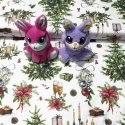 Christmas cotton fabric, by the meter, width 160 cm, Christmas tree