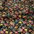 Cotton fabrics, by the meter. Birds of Paradise on the Black