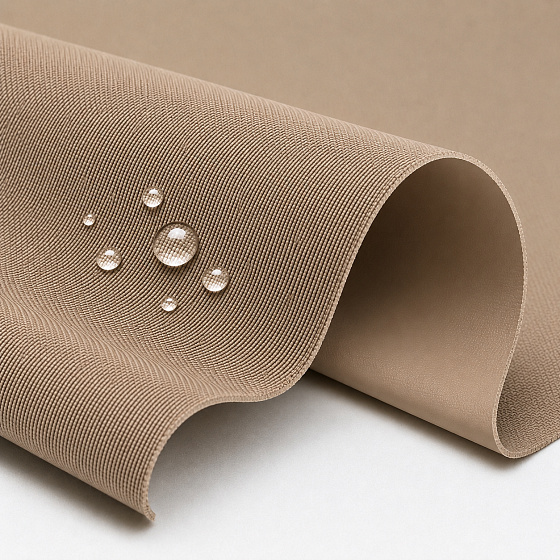 Waterproof fabric Kodura PVC coating 600D, 360 g/m², width 150 cm, cappuccino