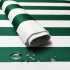 Waterproof fabric Premium, 190 g/m², width 160 cm, green stripes