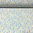 Cotton fabric 100% cotton, 125 g/m², width 160 cm, blue flowers on white