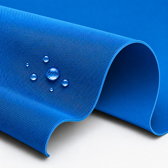 Nepromokavá látka Kodura PVC zátěr 600D, 360 g/m², šíře 150 cm, tmavě tyrkysová