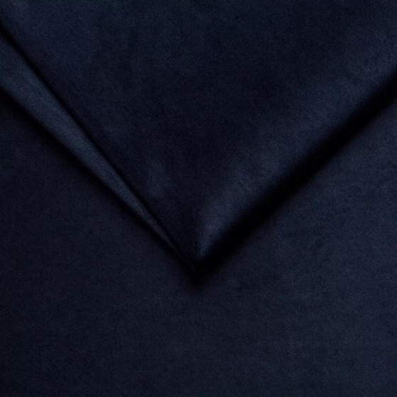 Upholstery Fabric Velur Tiffany for Furniture, Heavy Fabric, by the Meter - Pet Proof, Deep Blue