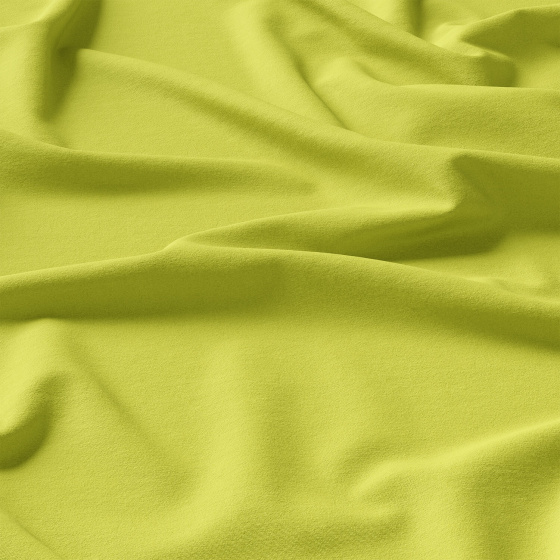 Solid-colored cotton fabric, 125 g/m², width 160 cm, lemon