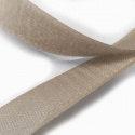 Hook and Loop Velcro Tape Set, color beige 20 mm, package 25 m
