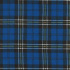 Cotton flannel fabric Check Blue 8x8 cm