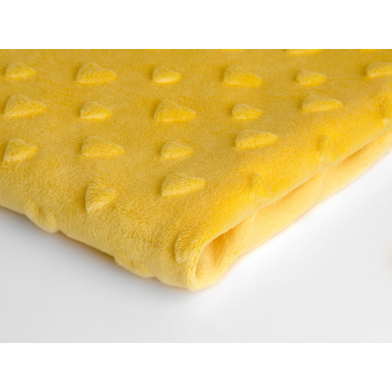 MINKY SRDÍČKA  barva žlutá 25