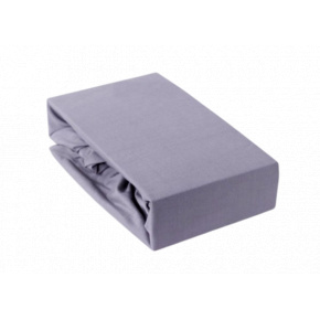 Prostěradlo s gumou 90x200 cm Jersey, barva Šedá