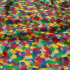 Bavlněná látka 100% bavlna, 125 g/m², šíře 160 cm, lego