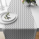 Decorative children's cotton fabrics, by the meter. Zigzag Grey