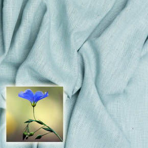 Přírodní lněná látka Oskar, Mentolová, 265 gr