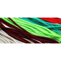 Round elastic cord, colored, 3 mm, 50 m, color brown