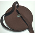 PES edging strip 25 mm color brown