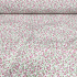 Cotton fabric 100% cotton, 125 g/m², width 160 cm, small red flowers on white