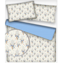 Children's cotton fabric by the meter Dreamcatcher on White